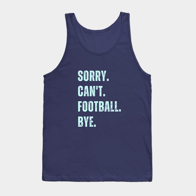 Football Tank Top by hippohost